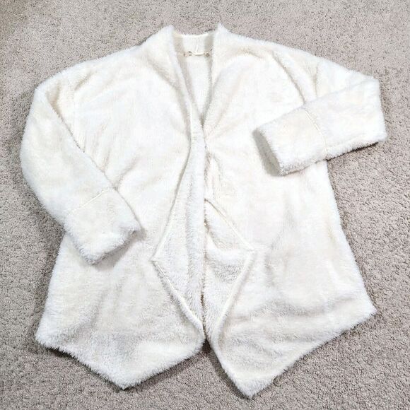 Soft Surroundings Cozy Up Cardigan in Ivory Cream Womens Large - Picture 1 of 10